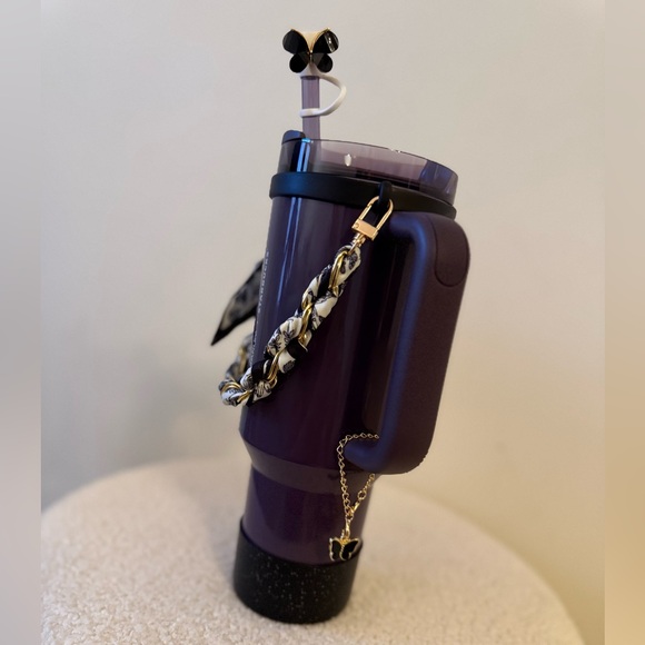 2026 ✨ Plum Stanley x Starbucks Tumbler| Fully Accessorized| The Cup Edit by Kam - Picture 2 of 5